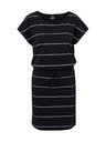 Sam 73 Fekete női csíkos rövid ruha SAM 73 Francine