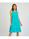Sam 73 Türkiz női nyári ruha fodorral SAM 73 Chantal
