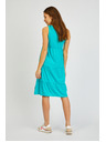 Sam 73 Türkiz női nyári ruha fodorral SAM 73 Chantal
