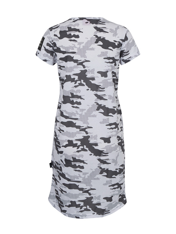 Sam 73 Szürke és fehér mintás ruha SAM 73 Laetitia