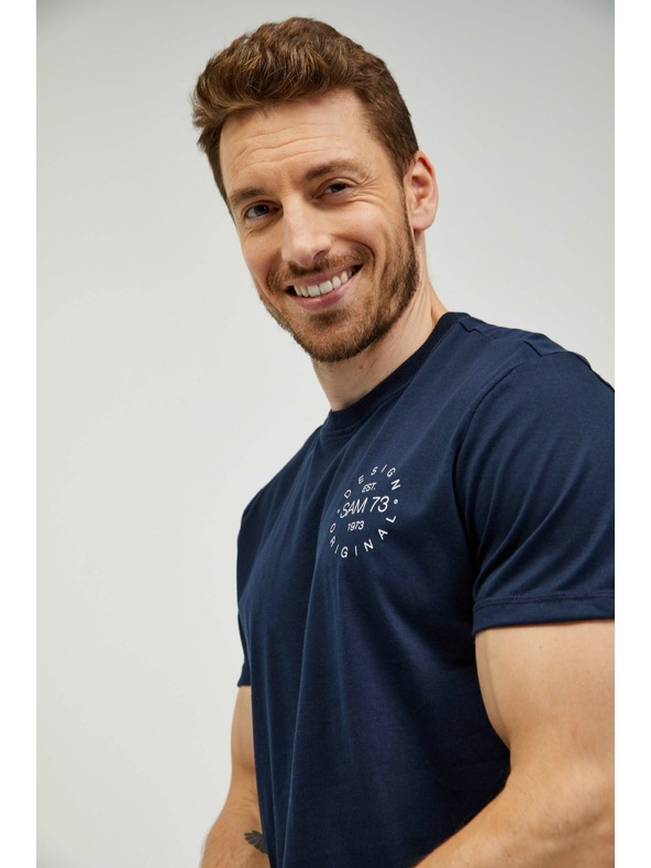 Sam 73 Sötétkék férfi póló SAM 73 Sepot