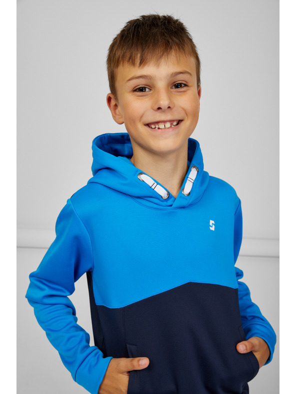 Sam 73 Kék fiú kapucnis pulóver SAM 73 Gersemi