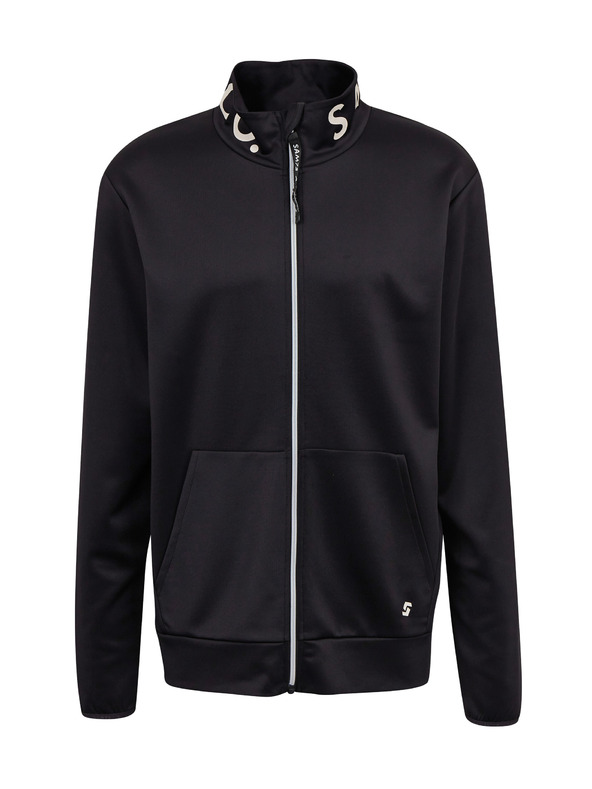 Sam 73 Fekete férfi SAM73 Stephen cipzáras melegítőfelső