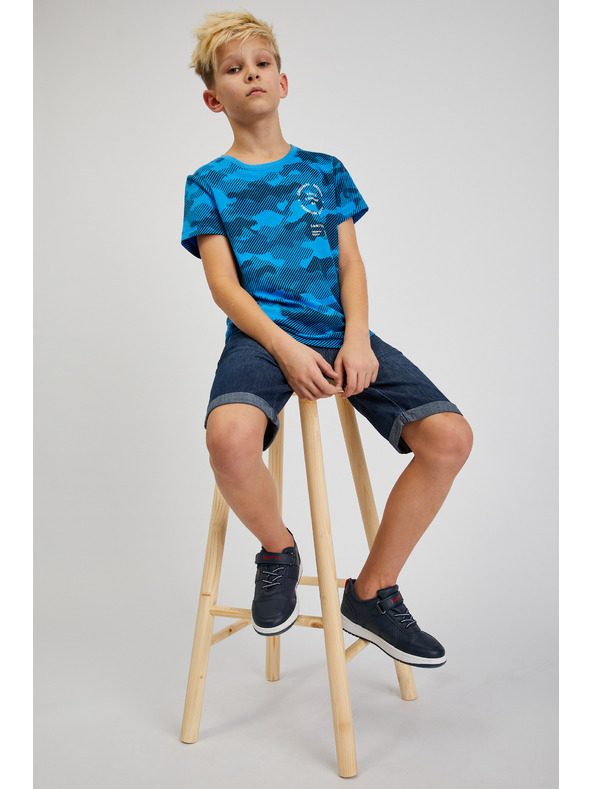 Sam 73 Kék fiú pamut katonai póló SAM73 Hydrus