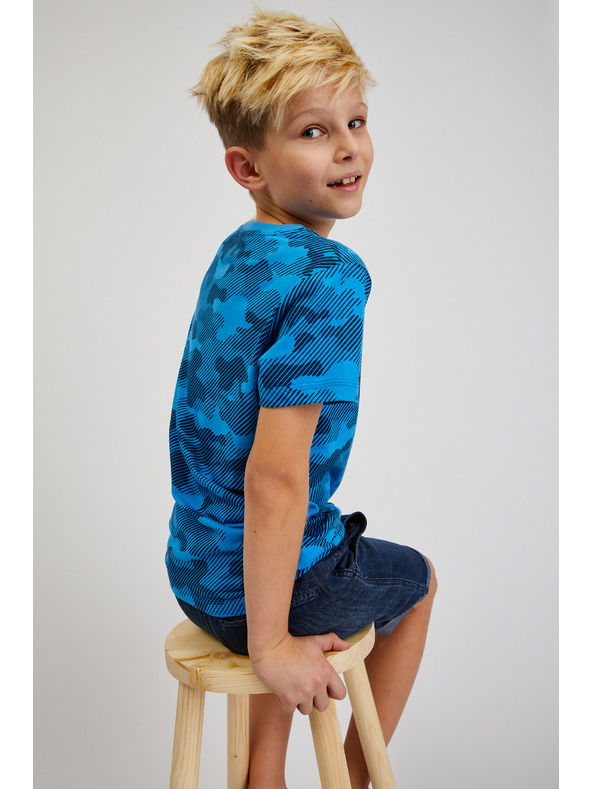 Sam 73 Kék fiú pamut katonai póló SAM73 Hydrus