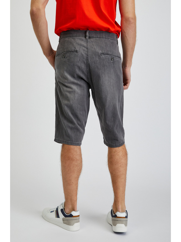 Sam 73 Sötétszürke férfi farmer rövidnadrág SAM73 Aquarius