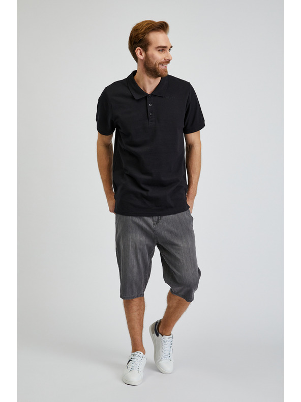 Sam 73 Fekete férfi pamut póló póló SAM73 Chryz