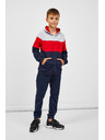 Sam 73 Kék és piros fiú kapucnis pulóver SAM 73 Leael