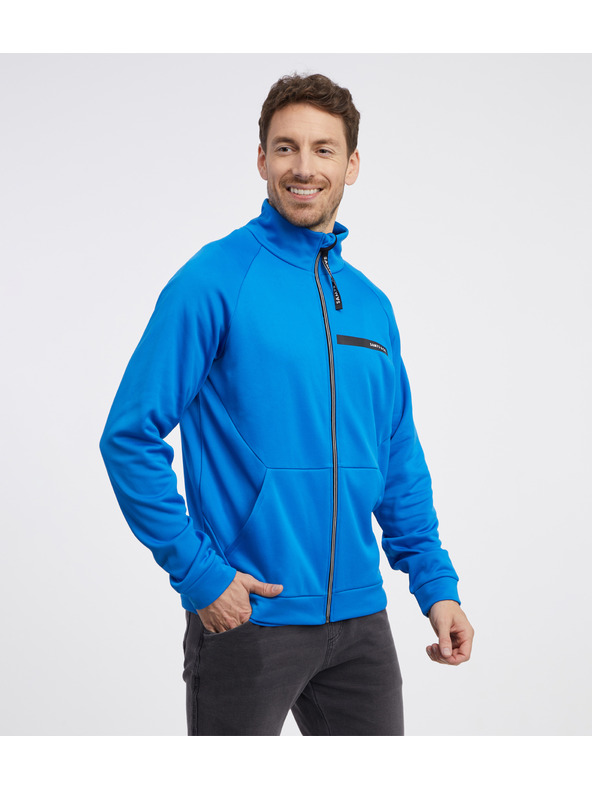 Sam 73 Kék férfi cipzáras pulóver SAM 73 Darth