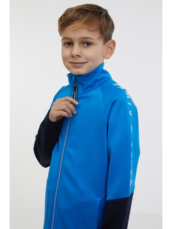 Sam 73 Kék fiú cipzáras fiú pulóver SAM 73 Nana