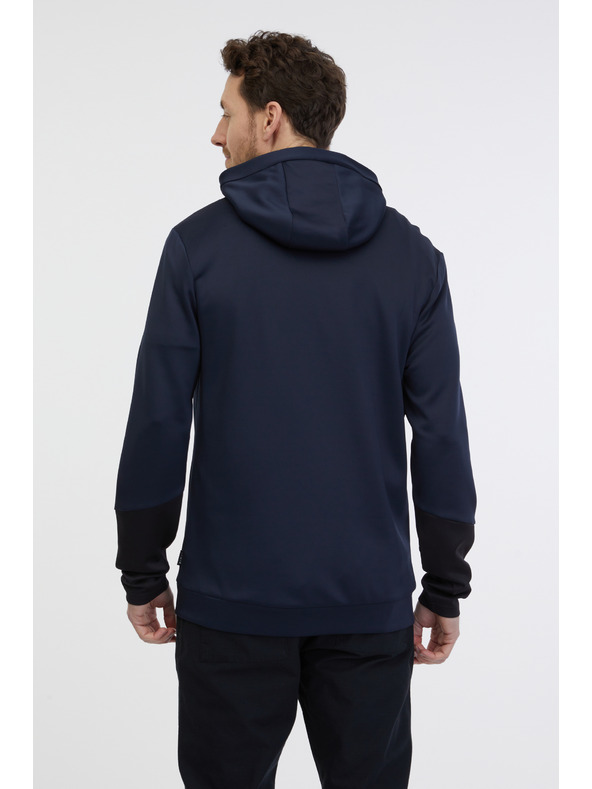 Sam 73 Sötétkék férfi kapucnis cipzáras kapucnis pulóver SAM 73 Emanuel