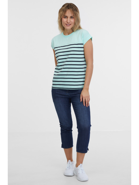 Sam 73 Türkiz női csíkos póló SAM 73 Mercedes