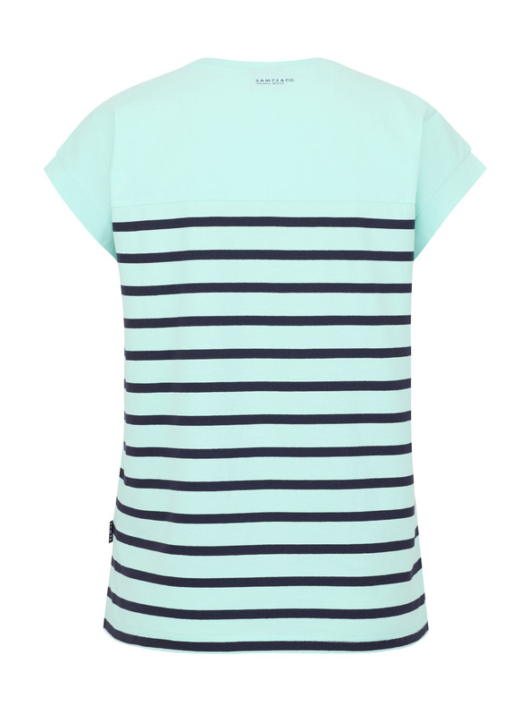 Sam 73 Türkiz női csíkos póló SAM 73 Mercedes