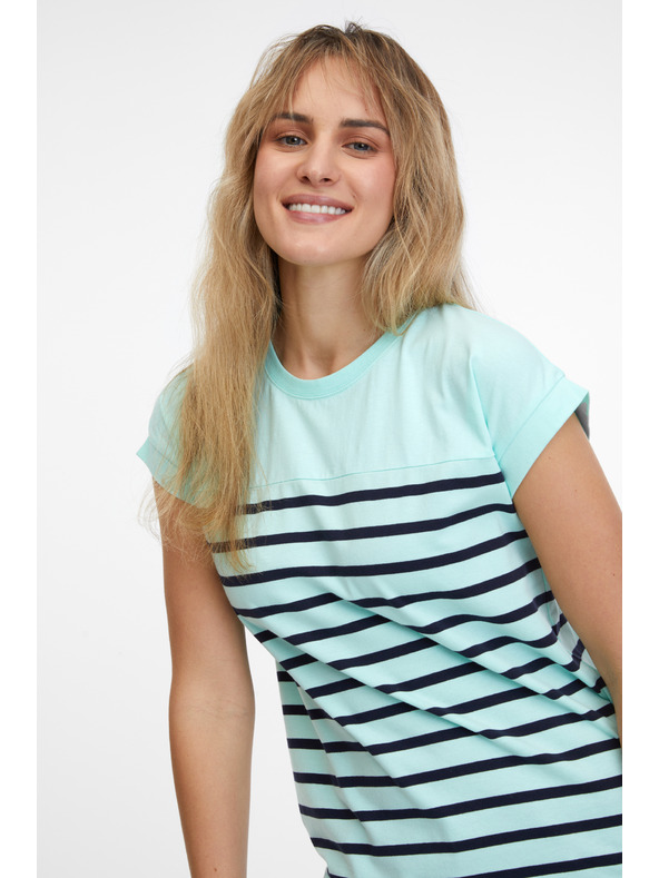 Sam 73 Türkiz női csíkos póló SAM 73 Mercedes