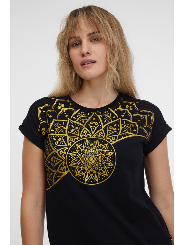 Sam 73 Fekete női póló SAM 73 Milagros