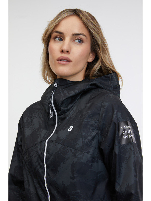 Sam 73 Fekete női mintás parka SAM 73 Alexia