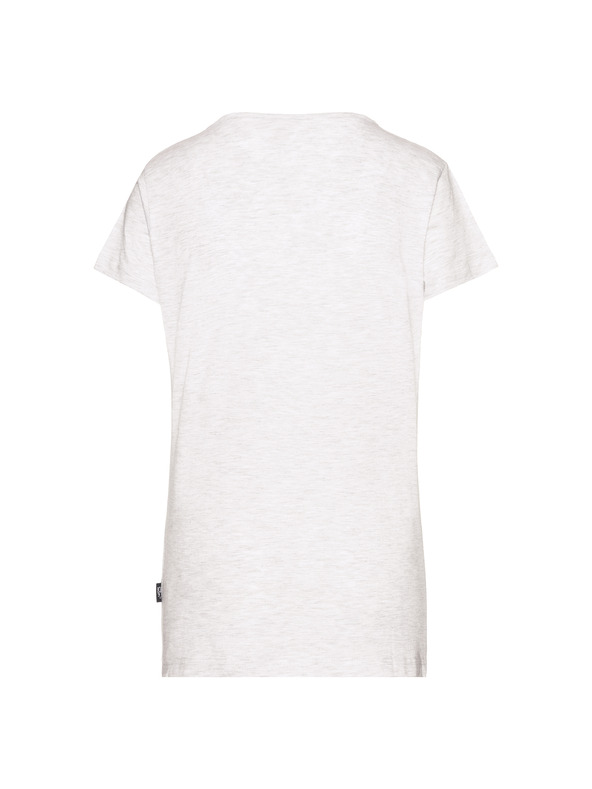 Sam 73 Világosszürke női csíkos, nyomtatott póló SAM 73