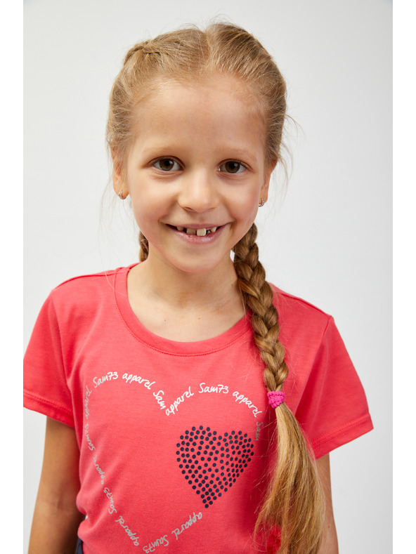 Sam 73 Sötét rózsaszín lány póló SAM 73 Alaina