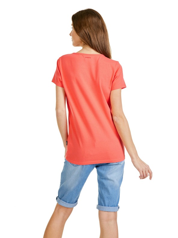 Sam 73 Korallszínű női póló SAM 73 Deborah