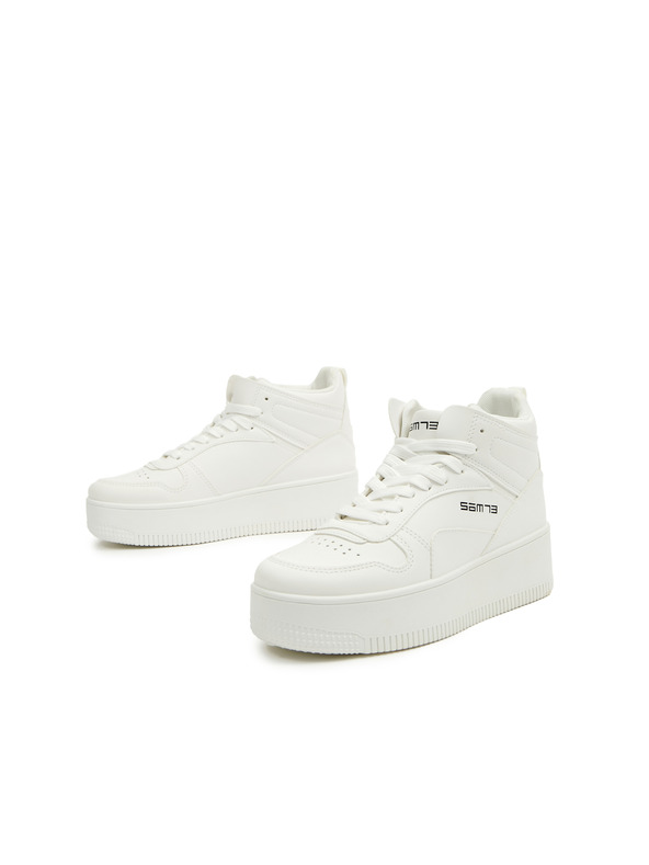 Sam 73 Fehér Női platform bokacipő SAM 73 FRIGG