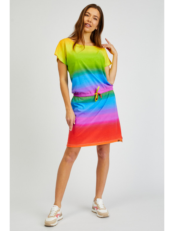 Sam 73 Kék-sárga női ruha SAM73 Fena