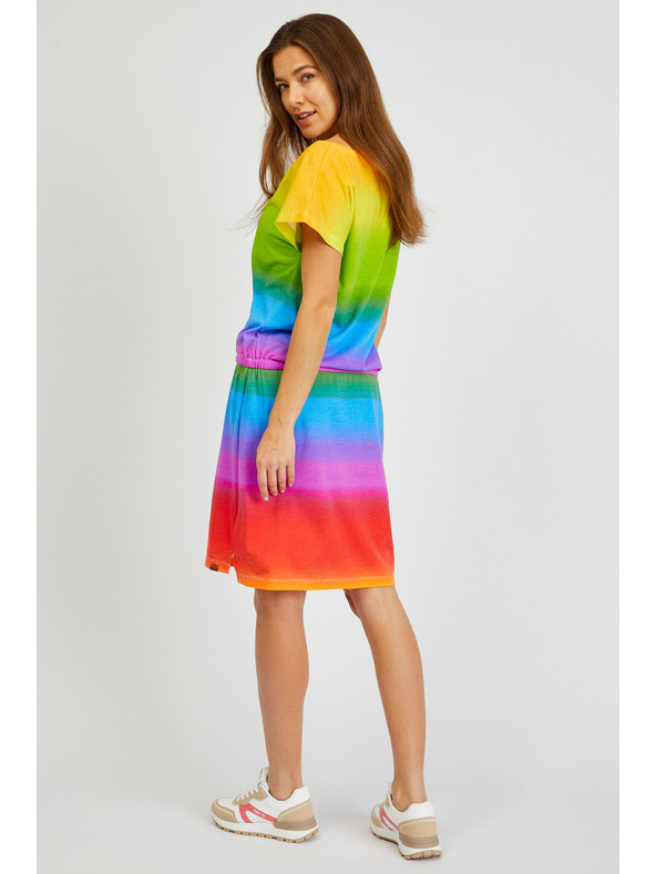 Sam 73 Kék-sárga női ruha SAM73 Fena