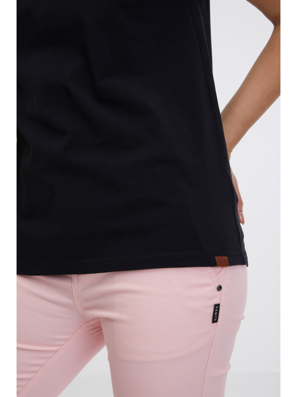 Sam 73 Fekete női basic póló SAM 73 Miranda