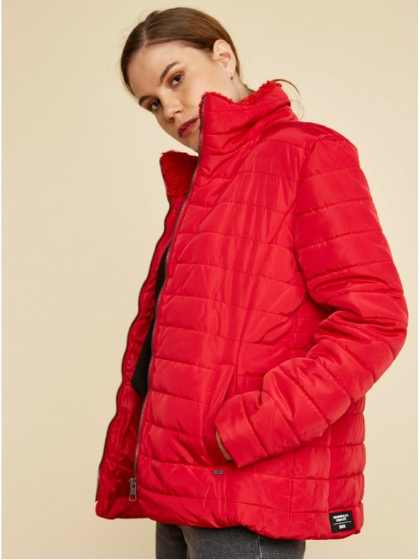 ZOOT.lab Piros női téli steppelt kabát ZOOT.lab Daisy Daisy