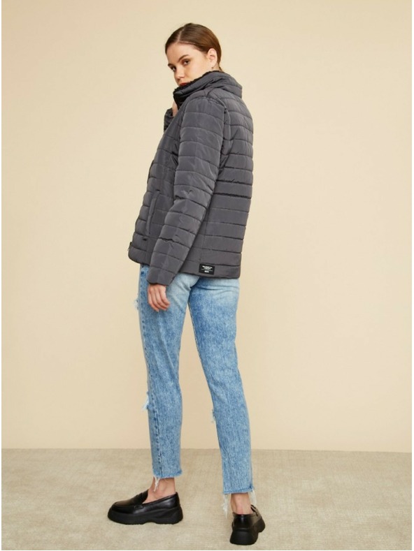 ZOOT.lab Fekete női téli steppelt kabát ZOOT.lab Daisy