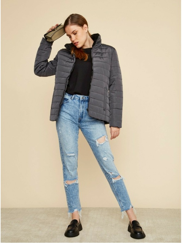 ZOOT.lab Fekete női téli steppelt kabát ZOOT.lab Daisy