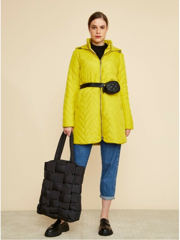 ZOOT.lab Zöld-sárga női steppelt kabát ZOOT.lab Molly
