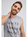 Sam 73 Világosszürke férfi tank top SAM 73 Edgarral