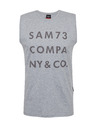 Sam 73 Világosszürke férfi tank top SAM 73 Edgarral