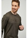Sam 73 Khaki színű férfi hosszú ujjú póló SAM 73 Mindart