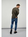 Sam 73 Khaki színű férfi hosszú ujjú póló SAM 73 Mindart
