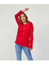 Sam 73 Piros női alap hosszú ujjú póló SAM 73 Ariasa