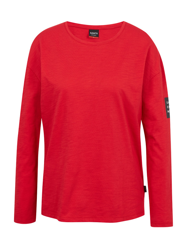 Sam 73 Piros női alap hosszú ujjú póló SAM 73 Ariasa