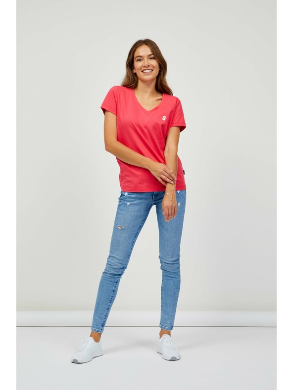 Sam 73 Sötét rózsaszín női póló SAM 73 Lumiel