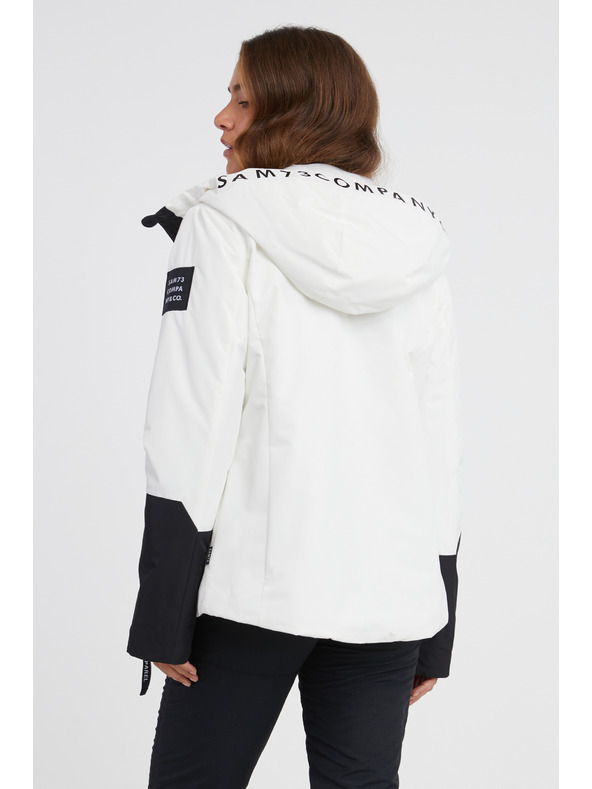 Sam 73 Fekete-fehér női steppelt dzseki SAM 73 Minerva