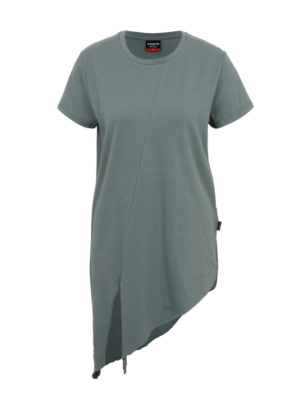 Sam 73 Zöld női aszimmetrikus póló SAM73 Lacerta