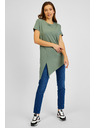 Sam 73 Zöld női aszimmetrikus póló SAM73 Lacerta