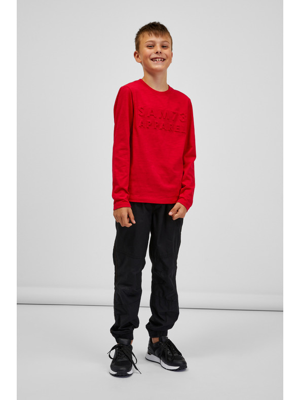 Sam 73 Piros fiú hosszú ujjú póló SAM 73 Celdor