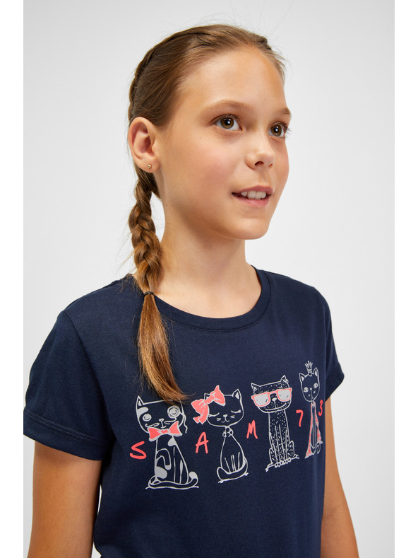Sam 73 Sötétkék lány póló SAM 73 Axill