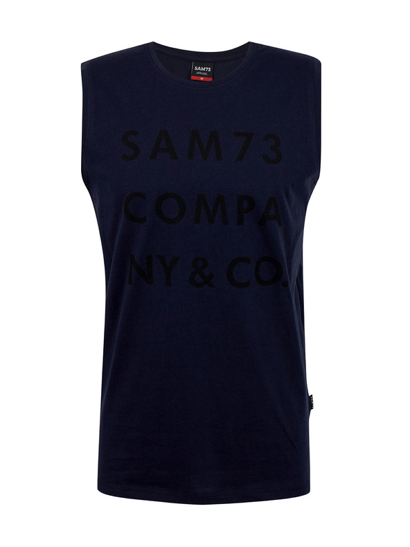 Sam 73 Sötétkék férfi tank top SAM 73 Edgar