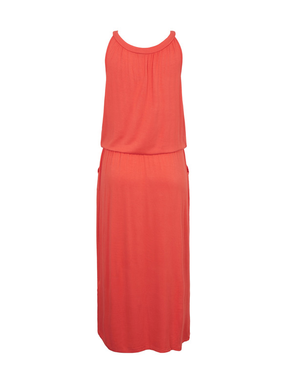 Sam 73 Korallszínű női maxiruha SAM 73 Dita
