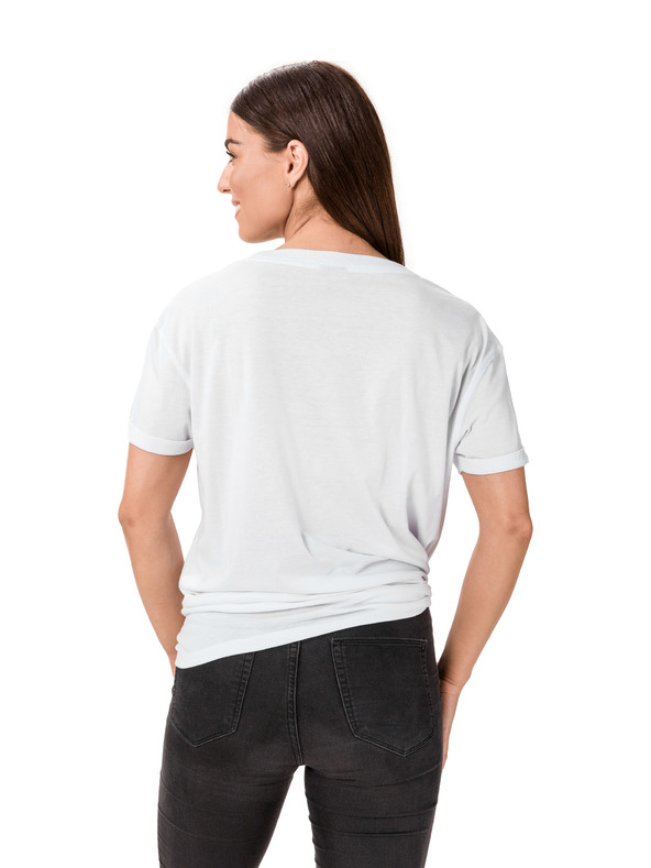 Sam 73 Fehér női nyomtatott póló SAM 73 Annabel