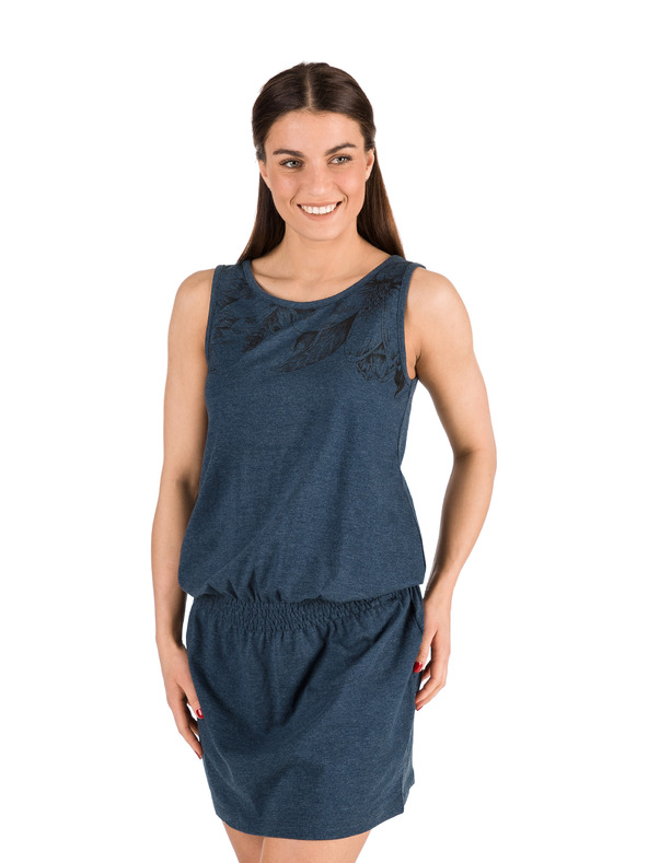 Sam 73 Sötétkék női mintás ruha SAM 73