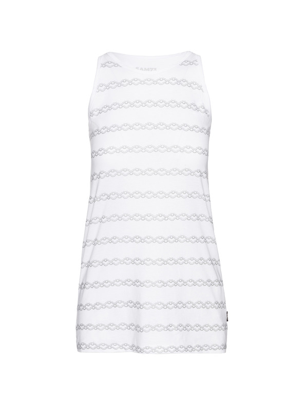 Sam 73 Fehér női mintás trikó SAM 73