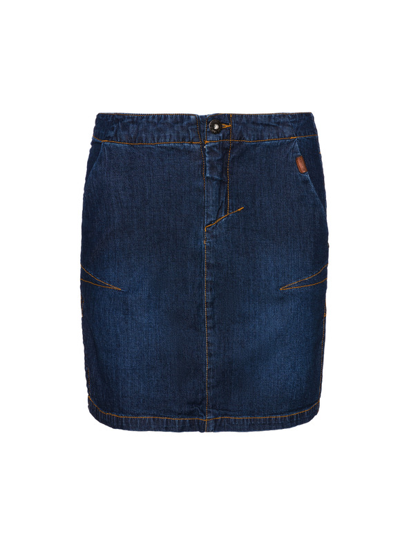Sam 73 Sötétkék női farmer ujjas szoknya SAM 73