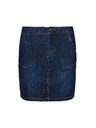 Sam 73 Sötétkék női farmer ujjas szoknya SAM 73